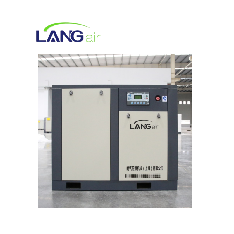 Langair 8 Bar Screw Compressors 22 Kw 100 Cfm Portable Stationary 10 Bar Air Compressor Air Cooling Electric Stationary Set 10 B