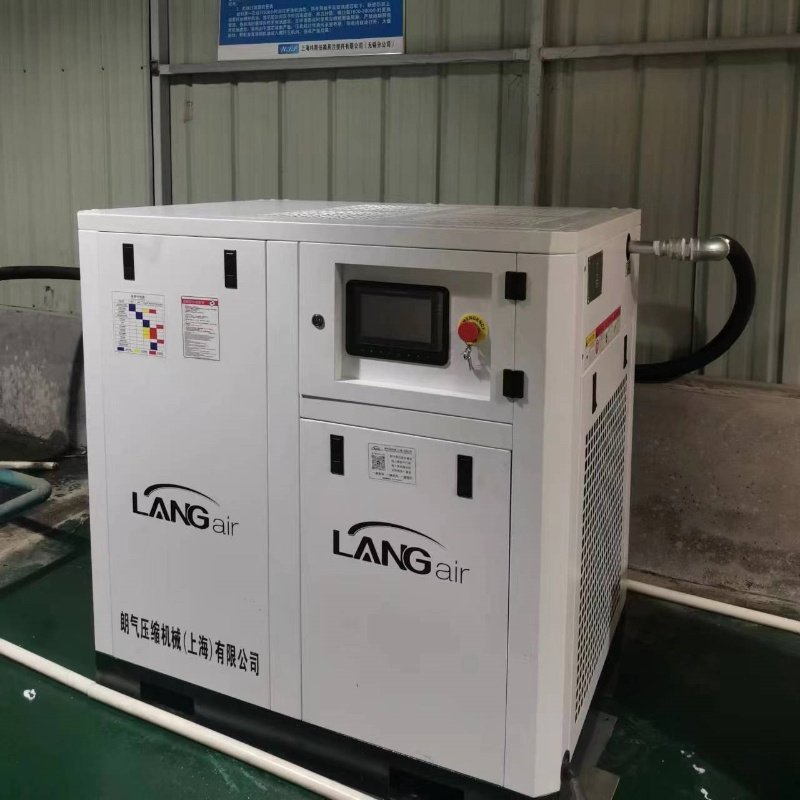 Langair Big discount 10 HP 7.5 kw inverter screw air compressor 15 kw screw compressor 20 hp screw compressor machine