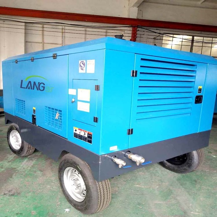 Langair Screw Diesel Air Compressor Air Compressor Diesel Portable Mining Air Compressor Diesel