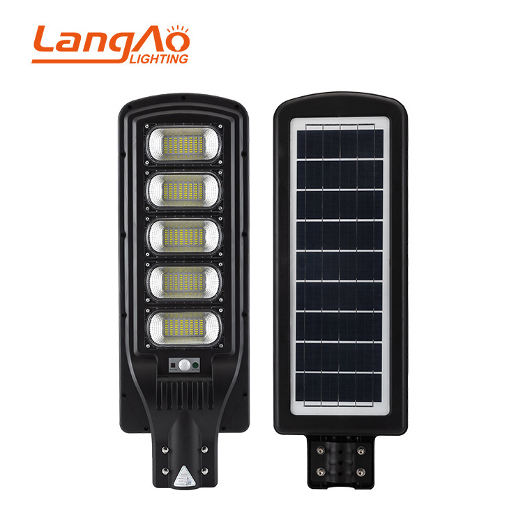 Manufacturer New Remote Control Outdoor Lighting Ip65 Waterproof 30 60 90 120 180 Watt All in One Solar Street Lamp