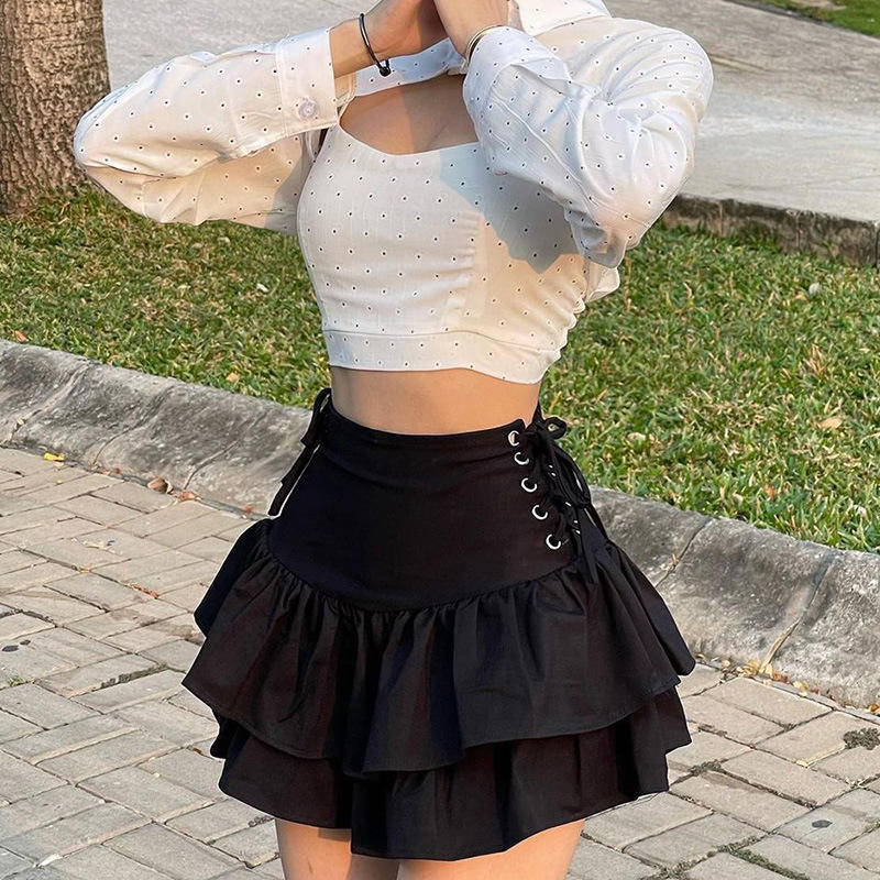 Hot Sale School Uniform Sexy Plaid Mini Skirt Summer Tennis Pleated Skirt Lady's Clothes Dancing Short Skirts