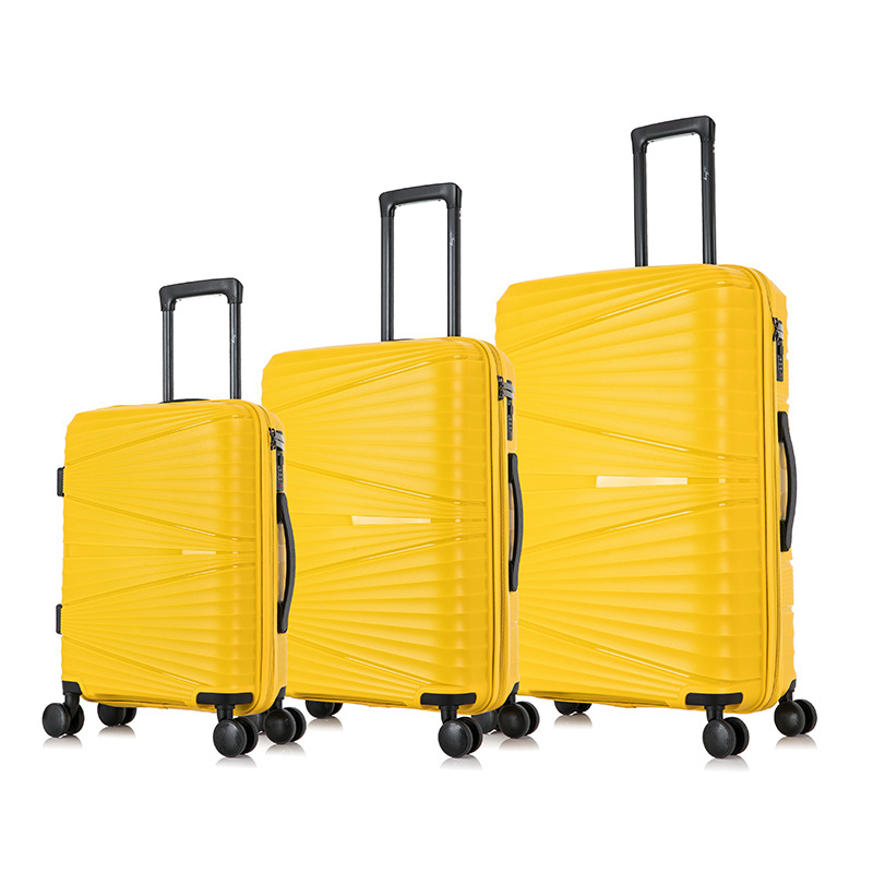 OMASKA PP-luggage Premium Quality Hot Sale PP Material Travel Trolley Luggage Trolley Set Bags PP Travel Luggage Suitcase