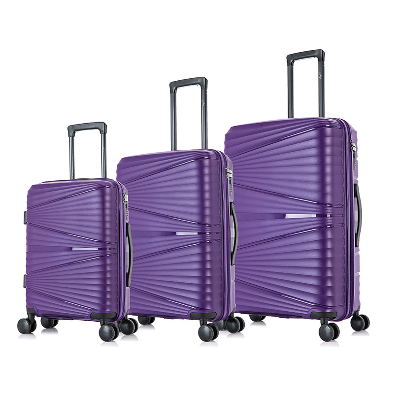 OMASKA PP-luggage Premium Quality Hot Sale PP Material Travel Trolley Luggage Trolley Set Bags PP Travel Luggage Suitcase