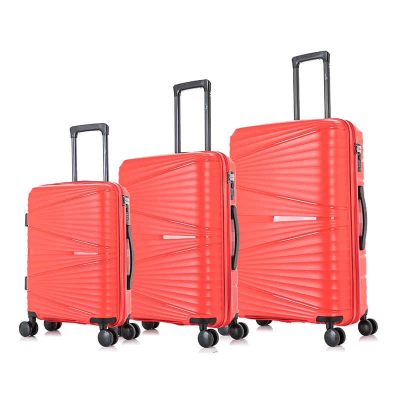 OMASKA PP-luggage Premium Quality Hot Sale PP Material Travel Trolley Luggage Trolley Set Bags PP Travel Luggage Suitcase