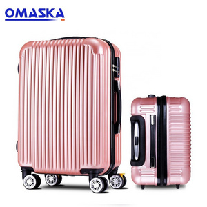 New Design Factory OMASKA Wholesale 3pcs set ABS PC Hard Trolley Suitcase Travel Luggage and Bags