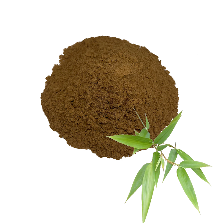 factory supply fresh best quality powder natural silica leaves  10:1 bamboo leaf extract