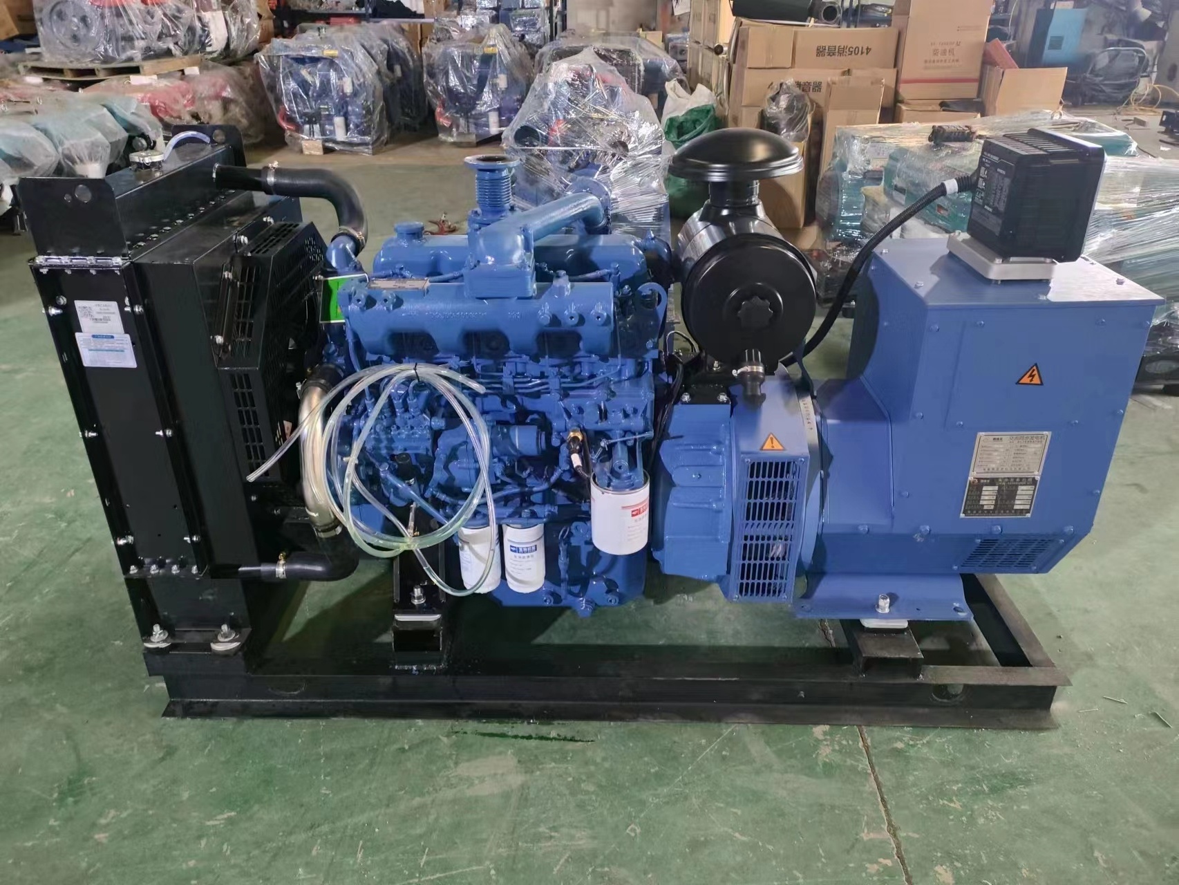 Used Silent Diesel Generator Set 20KW 30KW 40KW 50KW Cheap Diesel Generator Portable Model