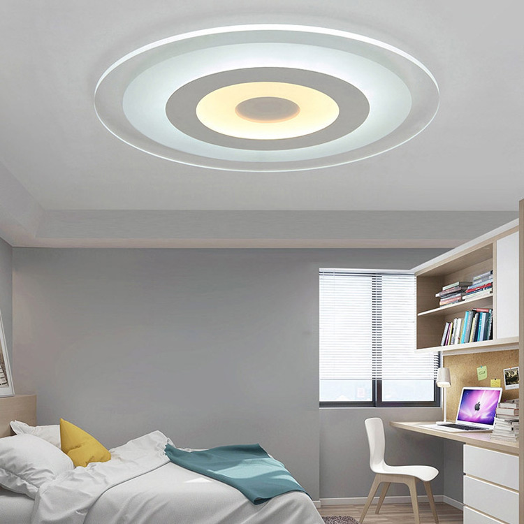 Modern LED Indoor Porch Hallway Living Room Bedroom Kitchen Restaurant Lighting Ceiling Light Round