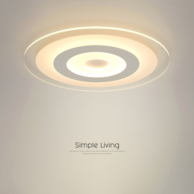 Modern LED Indoor Porch Hallway Living Room Bedroom Kitchen Restaurant Lighting Ceiling Light Round