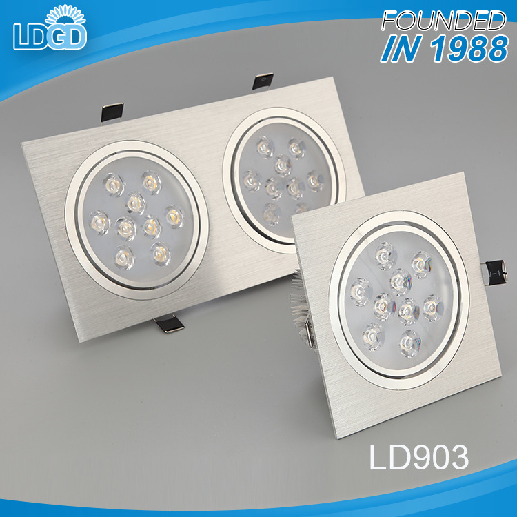 Super high lumen spotlight two heads 5W led indoor led spotlight housing for shop store