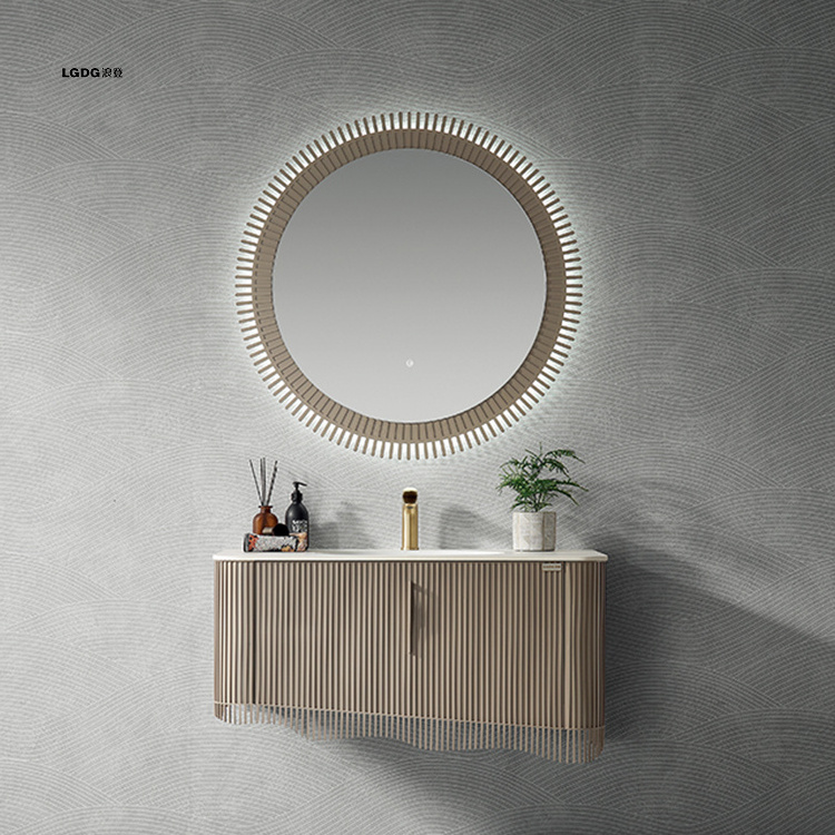 Modern New Design Luxury Bathroom Vanity Cabinet And Sink  Wall Cabinet Bathroom Vanity With Mirror