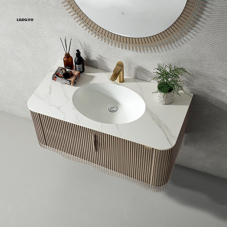 Modern New Design Luxury Bathroom Vanity Cabinet And Sink  Wall Cabinet Bathroom Vanity With Mirror