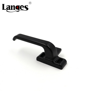 Sung Mount Aluminum Black Swing Door Casement 7 Shape Window Handle Lock