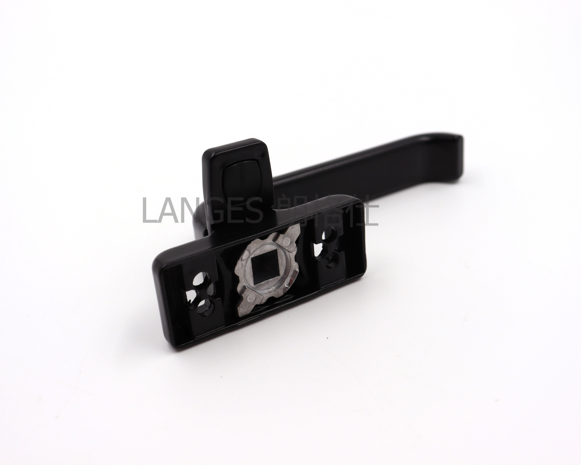 Sung Mount Aluminum Black Swing Door Casement 7 Shape Window Handle Lock