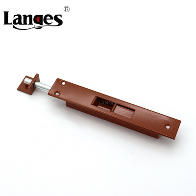 Aluminum Alloy Double Wood Swing Doors Concealed Safety Door Flush Bolt Latch Lock