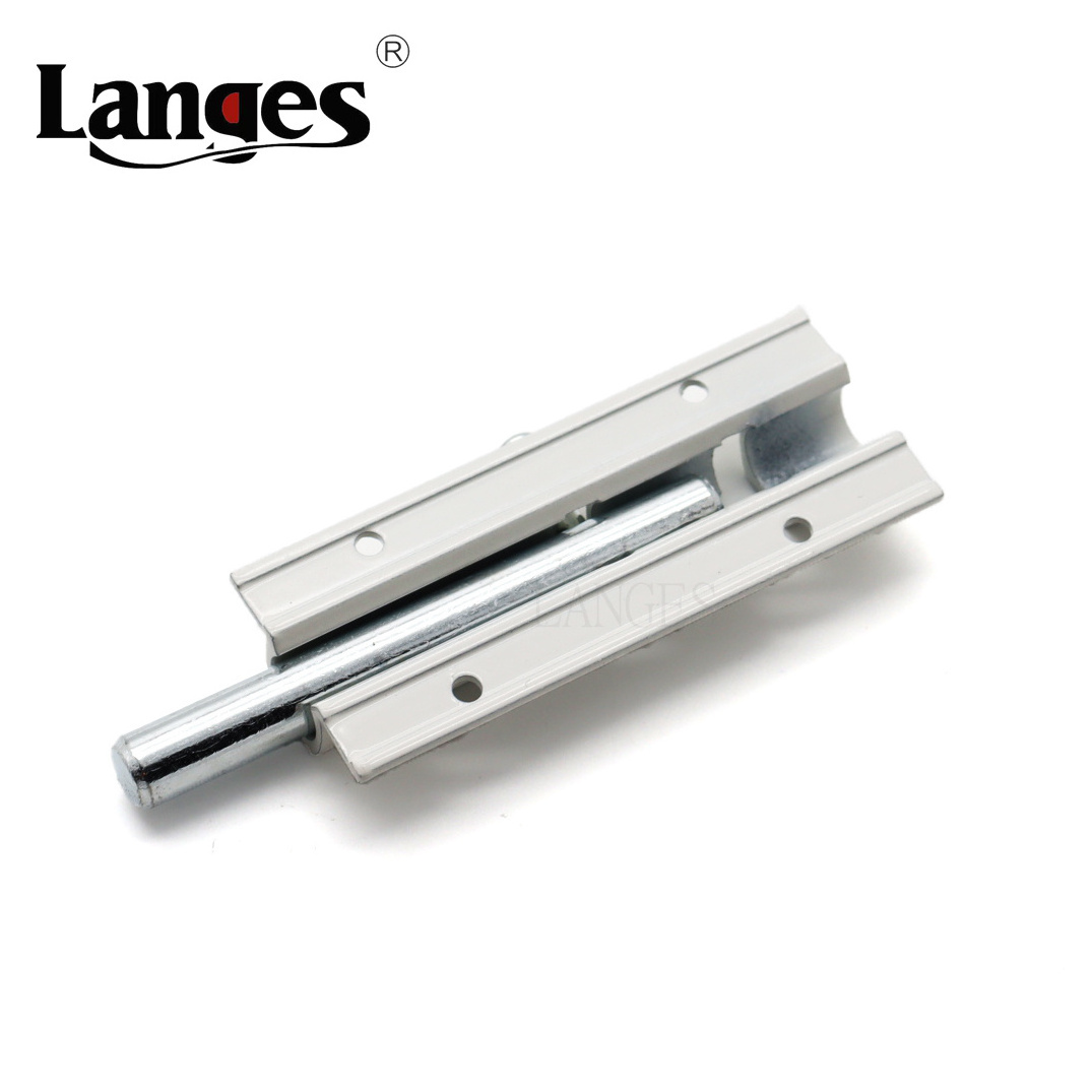 Surface Mounted Metal White Window Thickened Security Slide Door Latches Barrel door bolt lock