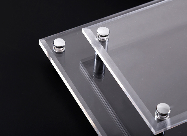 Stainless Steel Acrylic Glass Spacer Threaded Sign Adjustable Glass Balustrade Standoff Screw