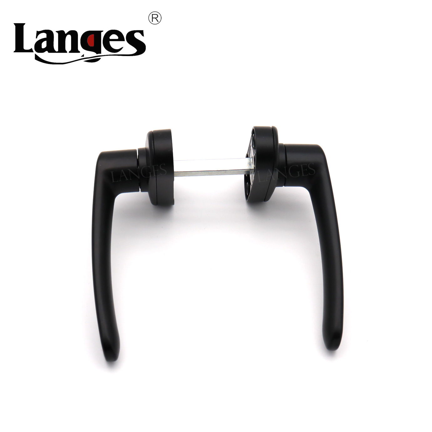 Hot Sale Alloy Matte Black Tilt Turn Single Point Casement Window Aluminum Door Lever Handle