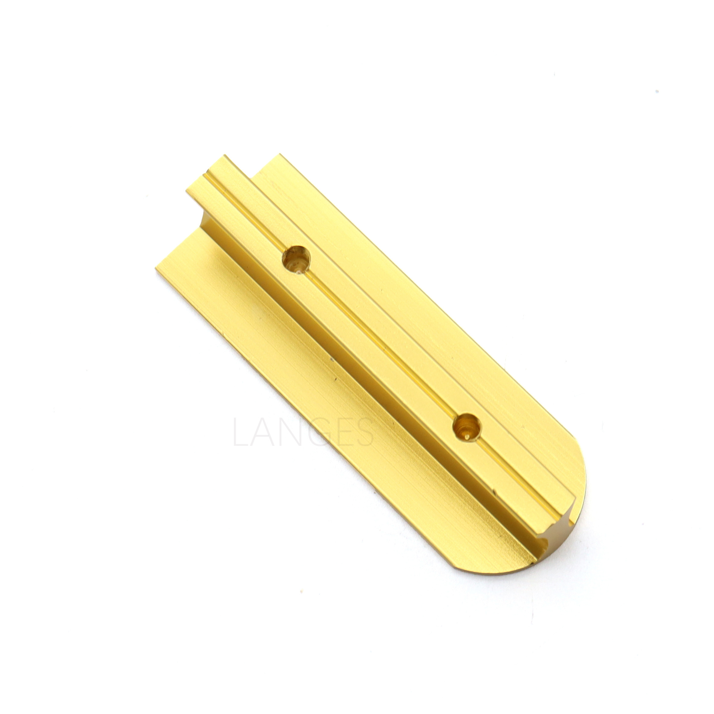 High Quality Kitchen Balcony Aluminum Alloy Finger Handle Matte Black Gold Cabinet Window Wood Door Solid Pull