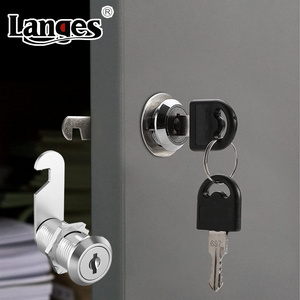 Widely Use Zinc Alloy Glass Display Office Desk Drawer Mailbox Cabinet Cam Lock With Key