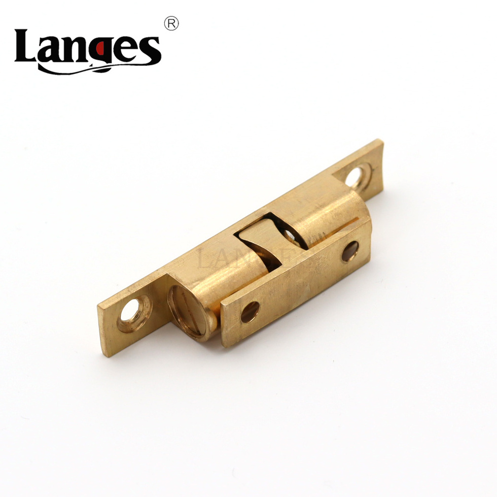 Adjustable Cabinet Wardrobe Closet Door Magnetic Solid Brass Roller Catch Latch