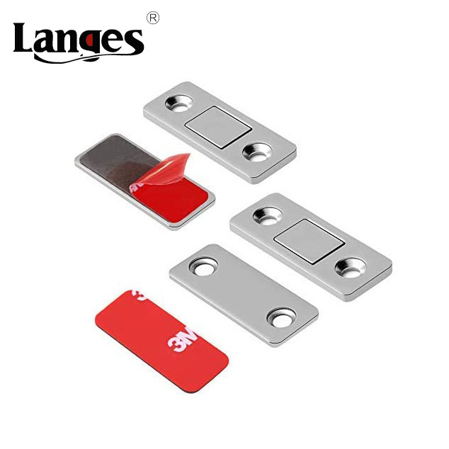 Kitchen Bedroom Wardrobe Cabinet Door Drawer Iron Magnetic Closure Safety Catch Lock For Sliding Door