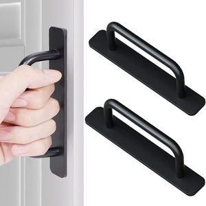 Width Used Balcony Door Handle Sliding Window Drawer Cabinet Wardrobe Matte Black Aluminum alloy Pull