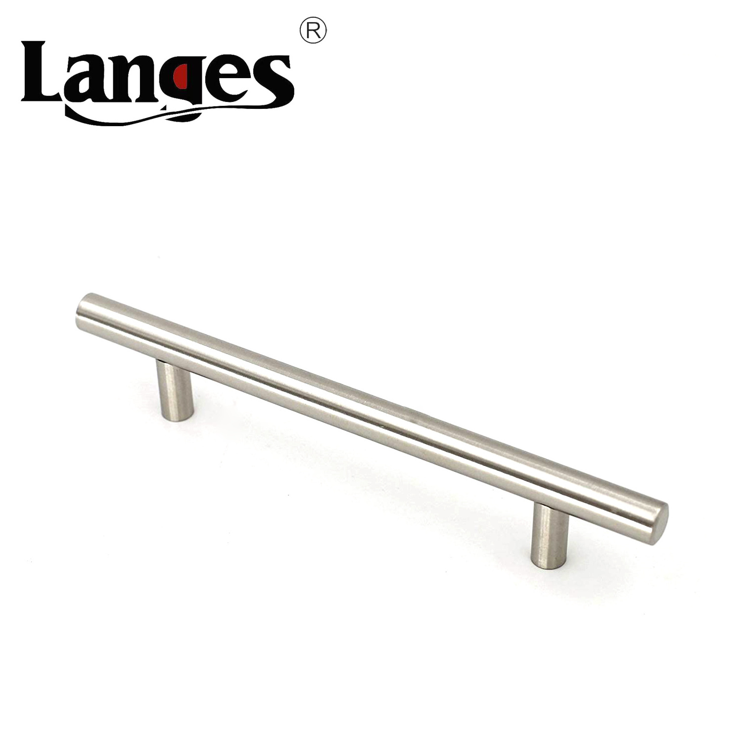 Modern Stainless Steel Kitchen Hardware T Bar Straight Furniture Wardrobe Pull Cabinet Handle