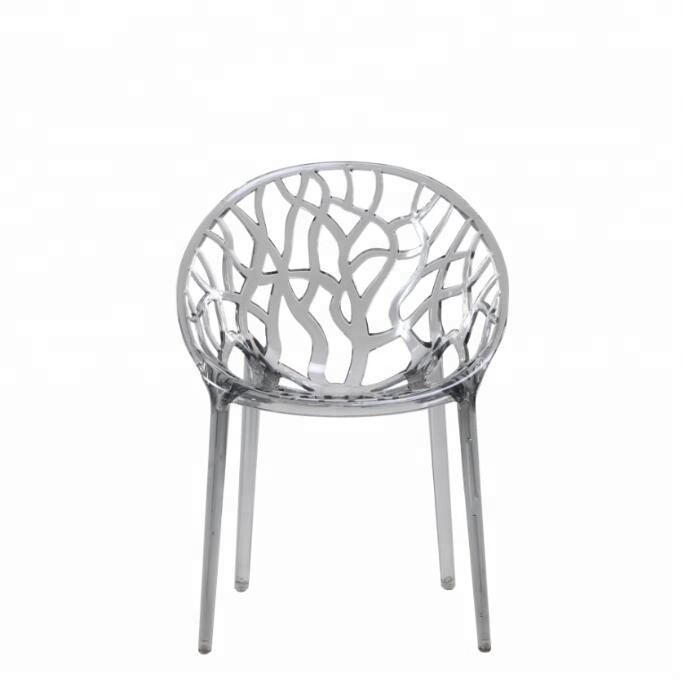 Home Dining Room Furniture modern stackable plastic polycarbonate transparent acrylic chairs