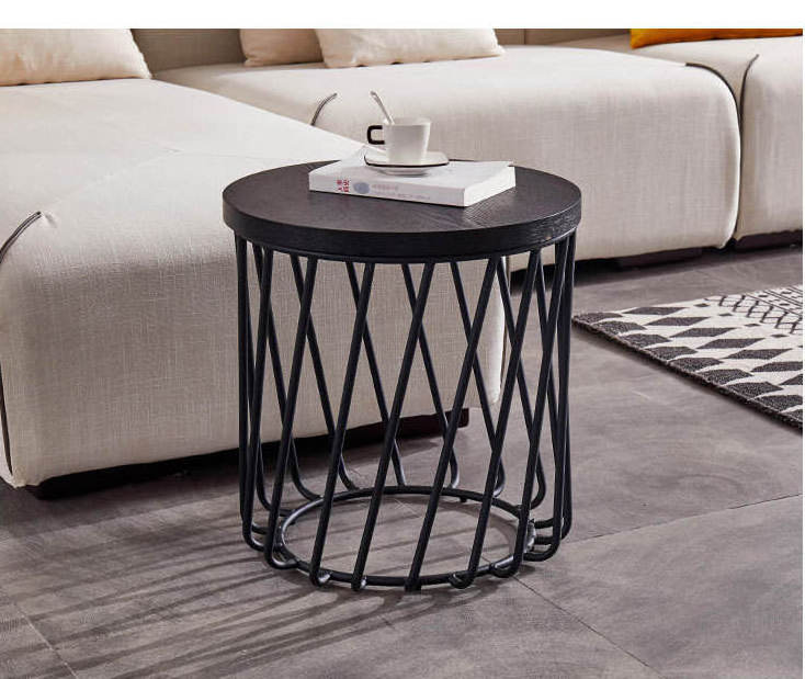 Korean style simple and fashionable modern creative personality sofa side table combination coffee table