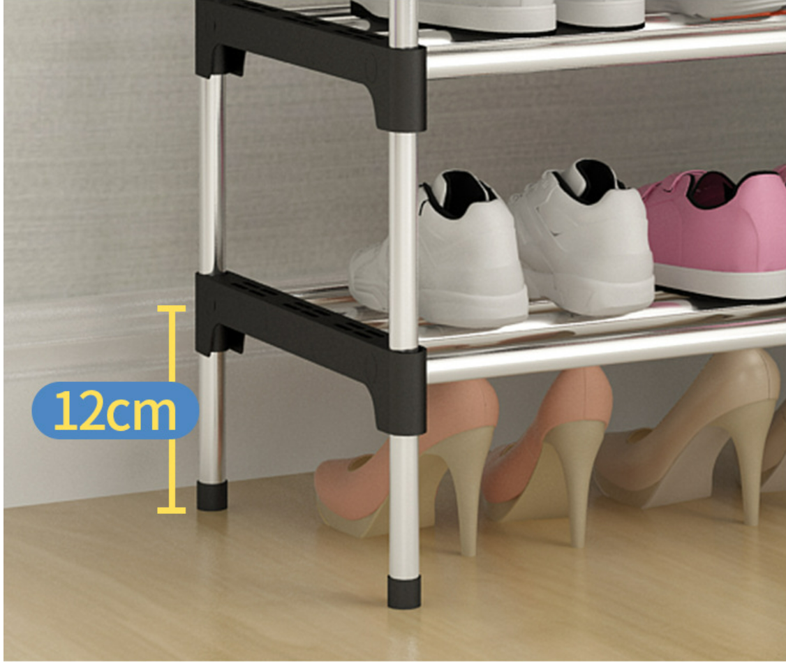 High quality 7 tiers shoe rack 21 pairs non-woven fabric shoe tower organizer cabinet