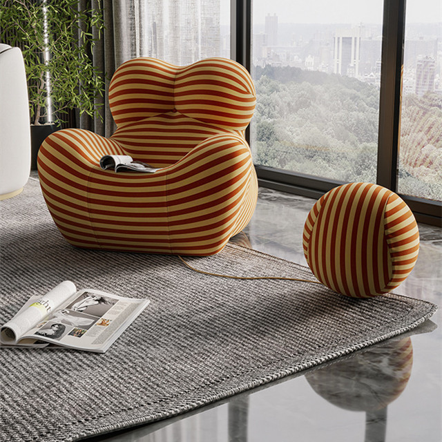 Northern Europe Shaped sofa recliner chair single sofa chair living room Creative Ball Chair Sofa