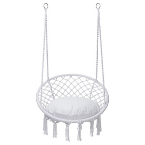 single swing hanging chair rattan hammock egg chair rattan patio furniture iron chain marcrame hanging swing chair macrame