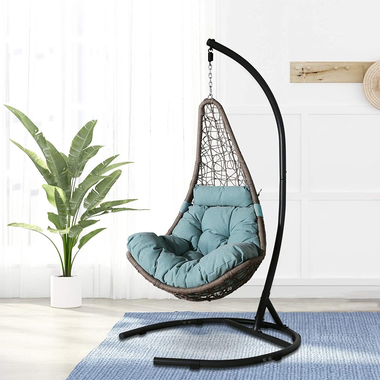 kids swing chair outdoor hammock moon outdoor garden rattan egg hanging children kids swing chair home