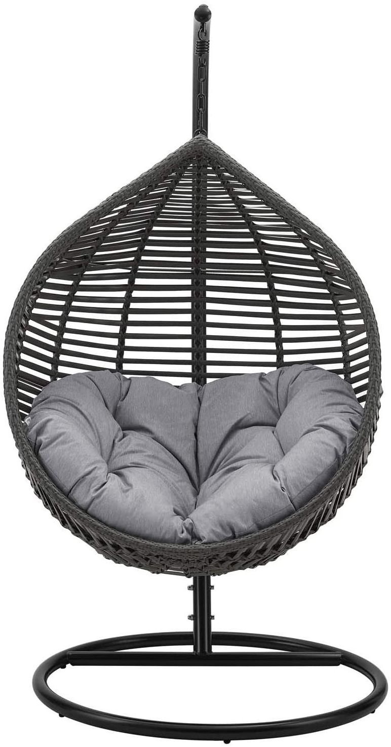 rattan swing egg chair relax indoor garden seat basket patio swing chair patio