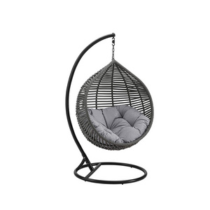 Luxury Camping Chair Swing chair For Adults Swing Egg Birdcage Hanging Black Outdoor Indoor Single Rattan Chairs Rocking Baby