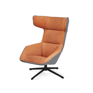 revolving chair living room lounge leather lounge swivel corner chair relaxing chair modern indoor lounge