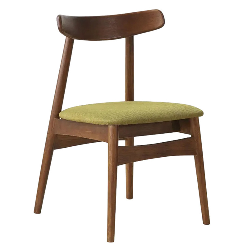 Modern Casual Nordic Oak Dining Chair for Restaurant Cafe Hans Wegner Chair