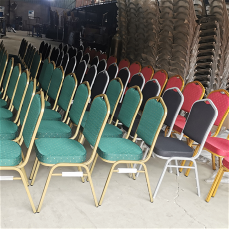 Modern Stackable Metal Wedding Party Hotel Iron wholesale stackable banquet chairs for sale