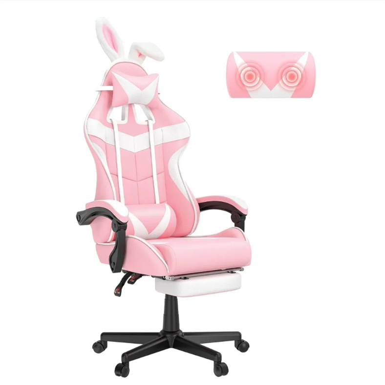 gaming hello kitty ergonomic chairs computer recliner massage chair gaming chair