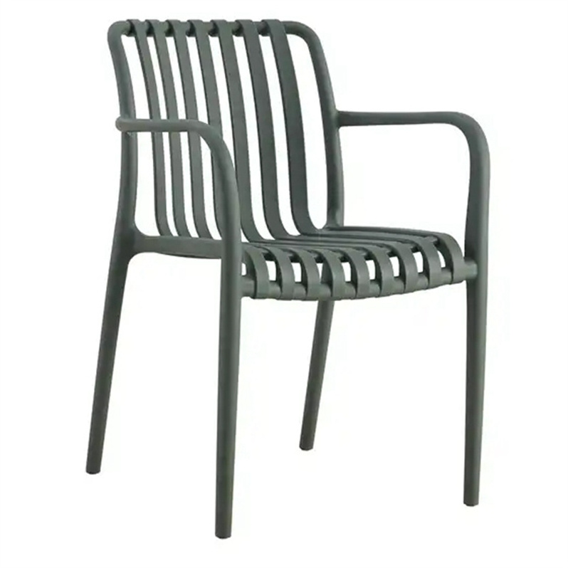 Nordic Modern Garden Furniture Outdoor Garden Chair Restaurant Cafe Arm Outdoor Dining Chair