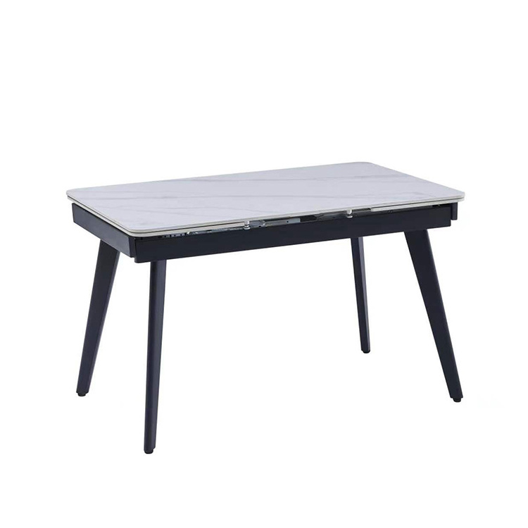 China popular ceramic sintered stone top extending table mechanism