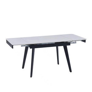 China popular ceramic sintered stone top extending table mechanism