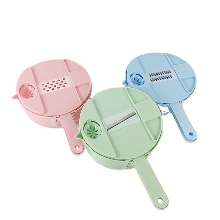 Julienne Slicer Strainer Vegetable Grater 6 In 1 Multifunction Blade Vegetable Grater Slicer