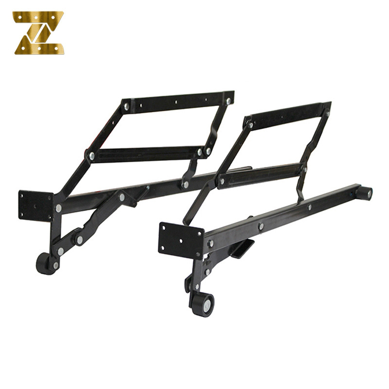 Good Quality Sofa Bed Lifting Lift Up Adjustable Mechanism Pull Roll Out Folding Bunk Accordion Hinges For Furniture Frame Part