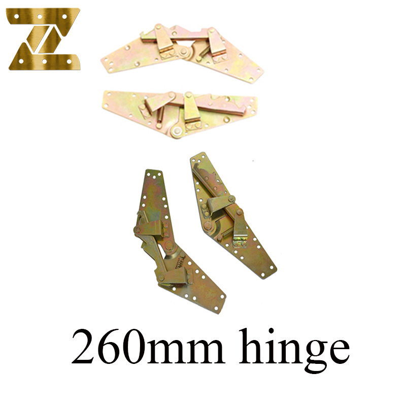 spring Click Clack furniture hinges adjustable sofa hardware accessories functional sofa folding mechanism hinge for sofa bed