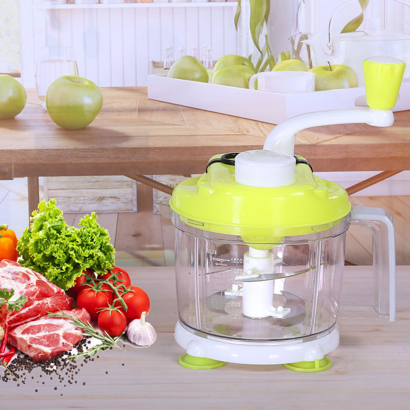 hot sell  free sample big handheld eggbeater food chopper with handle food meat chopper mini onion vegetable chopper