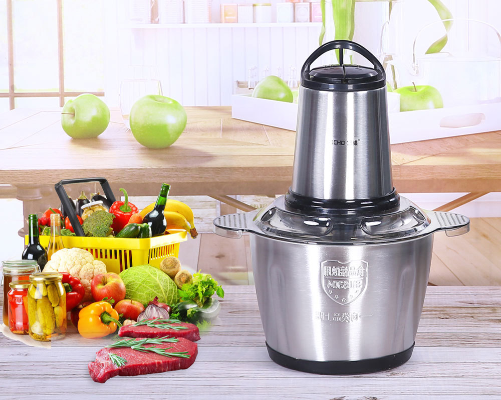 3L Electric Meat Grinder 3 Speeds national powerful robot coupe food processor salad food chopper vegetable spinner