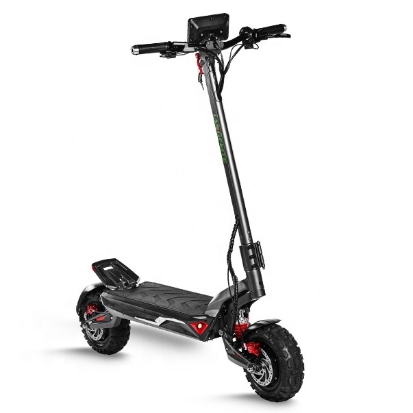 Langfeite Hot sale Foldable electric scooters dual motor fat wheel trotinette electrique 2400W powerful 60V Lithium moto adult