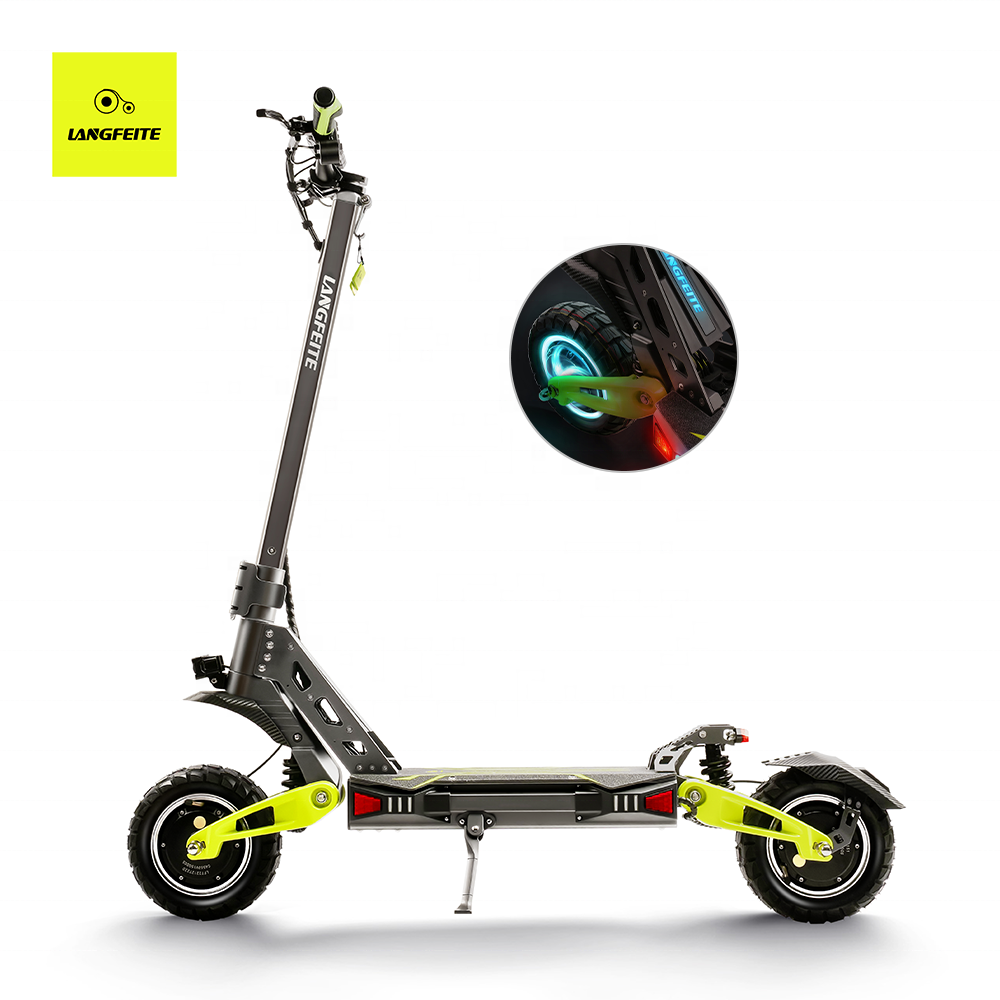 LANGFEITE 2023 New C5 10 Inch Fast Monopattino Scooter Elektro Roller Elektrische Step 60V Electric Scooters